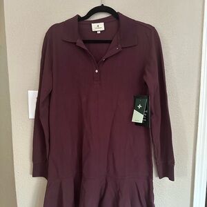 Tuckernuck Pique Polo Long Sleeve Dress